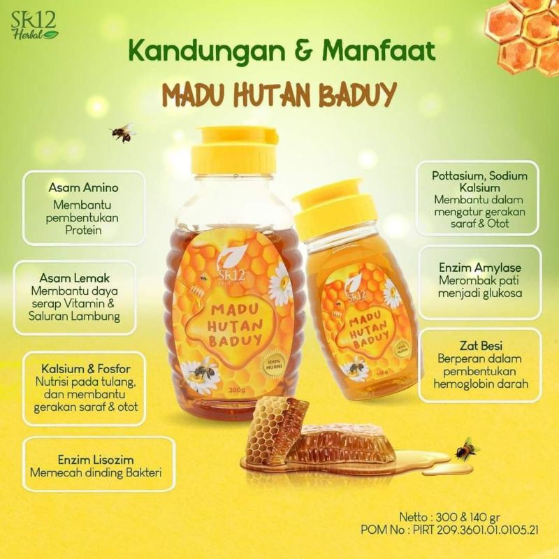 

MADU HUTAN BADUY / MADU LEBAH DESA / MADU SR12 / 100% MADU ASLI.