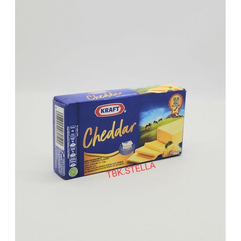 

KEJU CHEDDAR KRAFT 150 GR / CHEESE