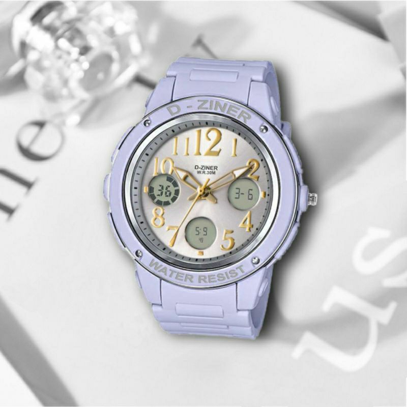 DZINER 8273 JAM TANGAN WANITA ORIGINAL TERLARIS FASHION KASUAL KESEHARIAN