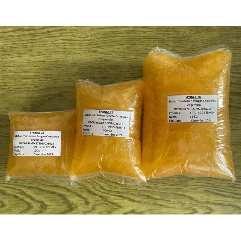 

Sponge 28 / Bahan Tambahan Pangan Campuran Pengemulsi 250g/500g/1kg