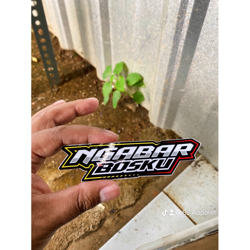 STIKER NGABAR BOSKU || PECINTA AYAM NGABAR