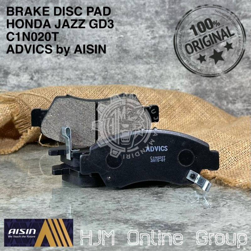 BRAKE DISC PAD - KAMPAS REM DEPAN HONDA JAZZ GD3 BRIO ADVICS by AISIN