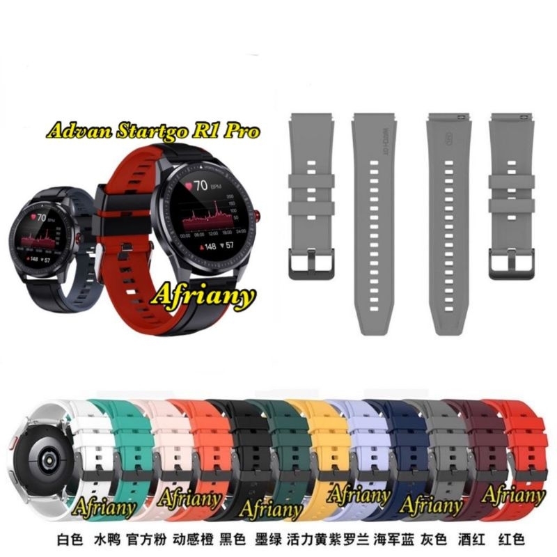 Strap Advan Startgo R1 Pro Rubber Tali Jam Tangan