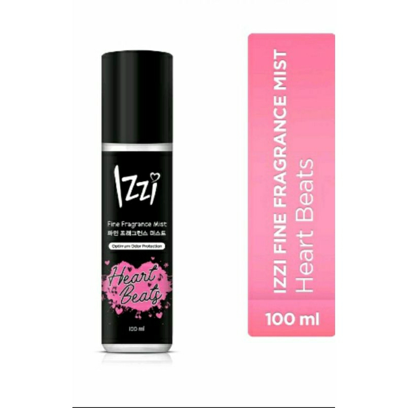 Izzi Fine Fragrance Mist Heart Beats 100ml | Parfumed Fresh Fruity Floral|