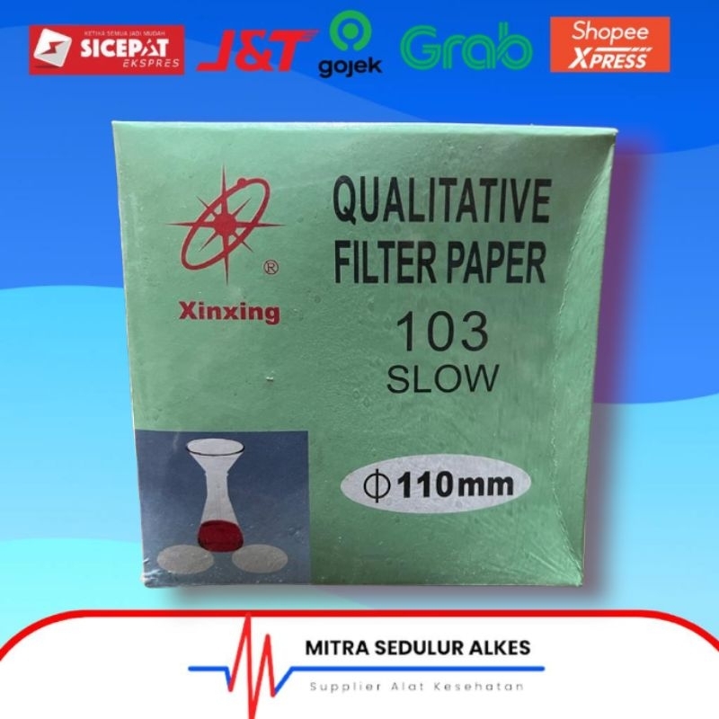 Kertas Saring ukuran 110 mm Filter paper Xingxing