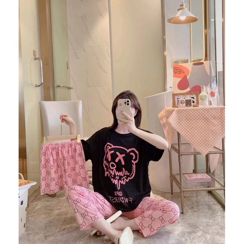 Piyama 3 in 1 korea | piyama korea | piyama wanita | piyama kekinian | piyama lucu | baju tidur wani