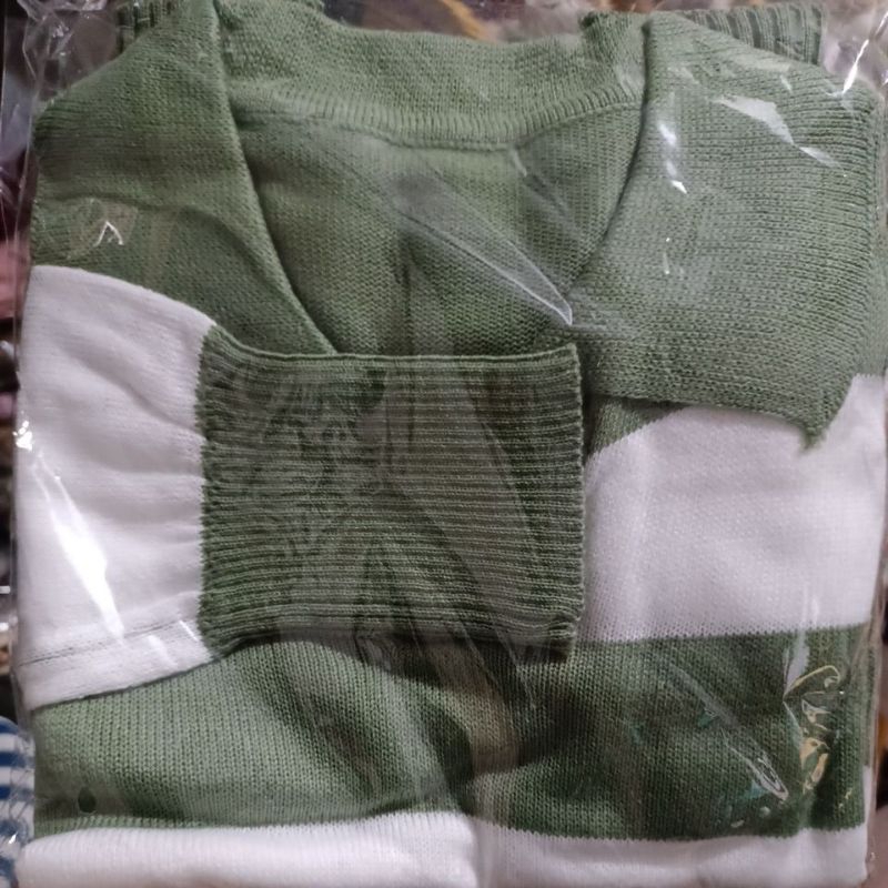 SWEATER RAJUT VALENCIA /SWEATER BLASTER WANITA KOREA CROP/ATASANPOLLETRAJUT-Mint