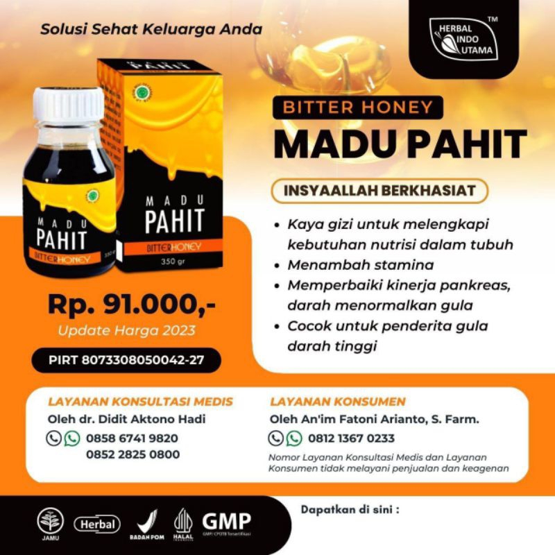 

Madu Pahit