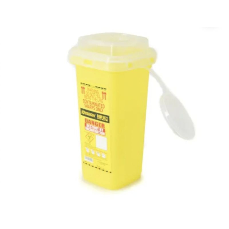 Tempat Sampah Medis Biopak 1.63L/Tempat Sampah Krisbow - Kuning