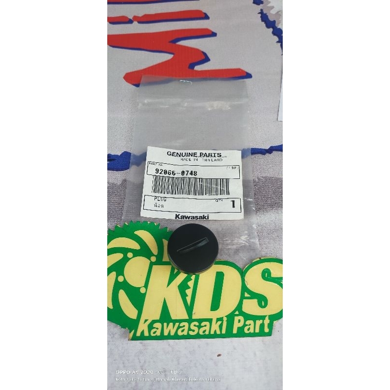 PLUG TUTUP MAHNET KECIL MOTOR KAWASAKI NINJA 250 CARBU-92066-0748
