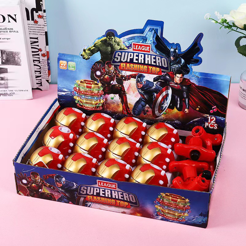 Mainan Gangsing karakter gansing led dan musik