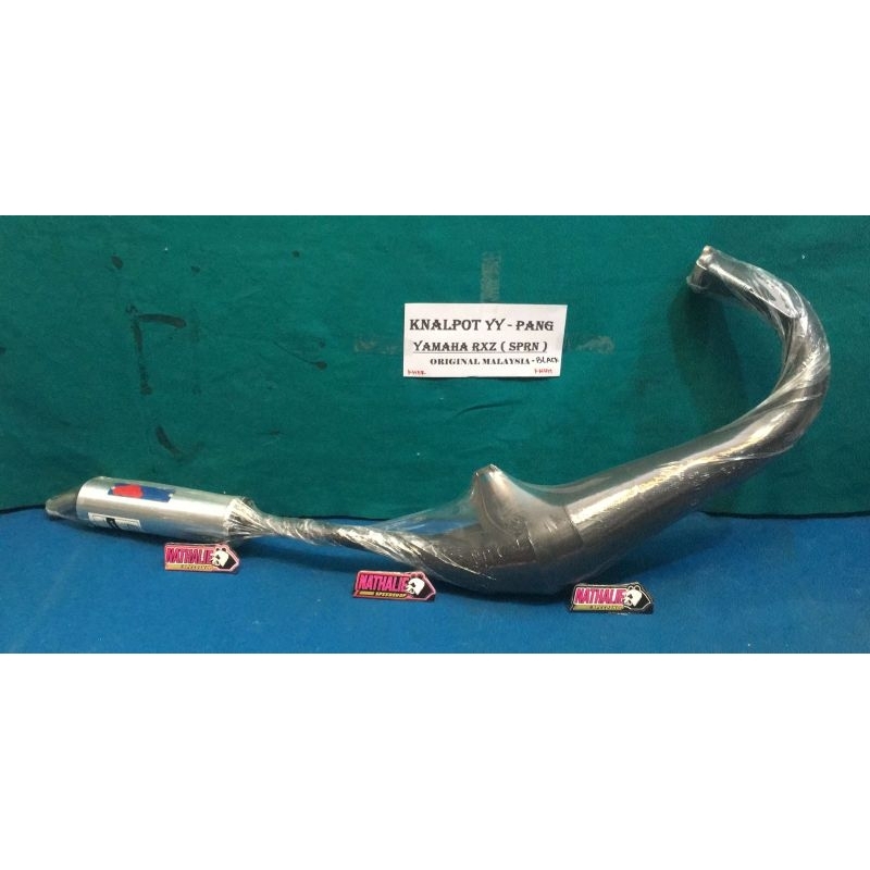 KNALPOT YY PANG YAMAHA RXZ (SPRN) BLACK - ORIGINAL MALAYSIA