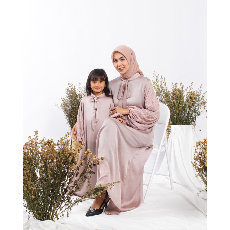 ANNA DRESS SILK/ GAMIS MUSLIM
