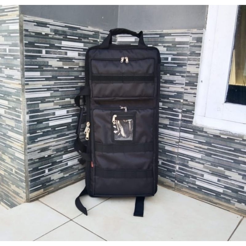 tas senjata dan pistol 60x30x10cm  tas senjata terbaru dengan tempat penyimpanan pistol dan magazine