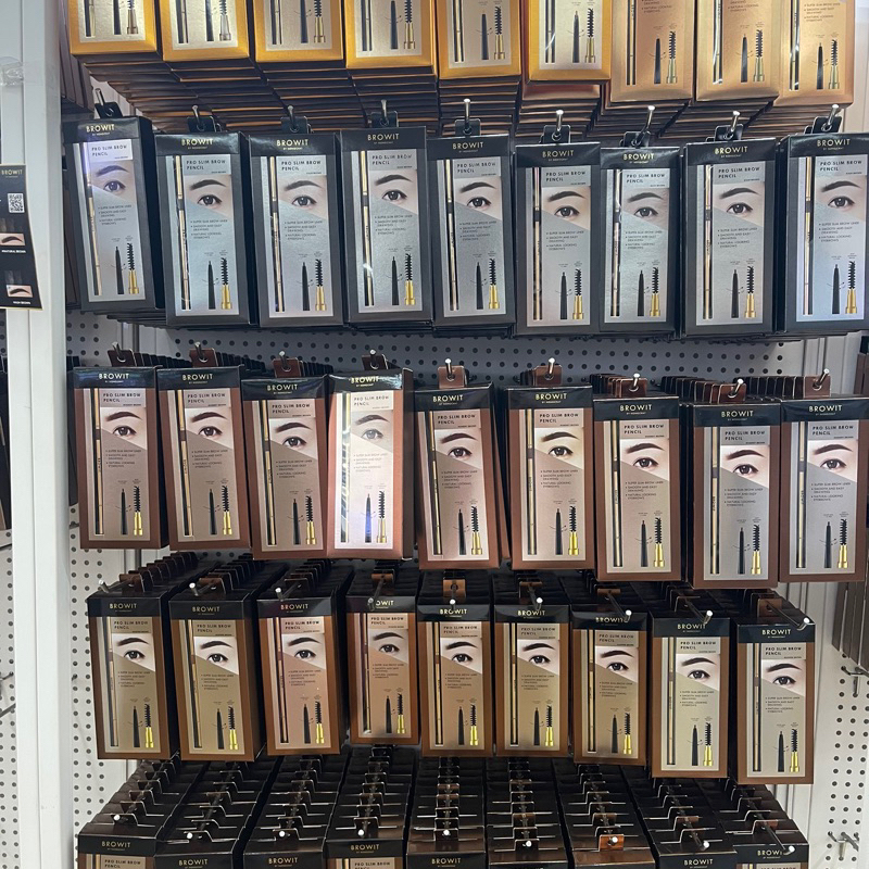 Browit by Nongchat Pro Slim Brow Pencil Pensil Alis Thailand