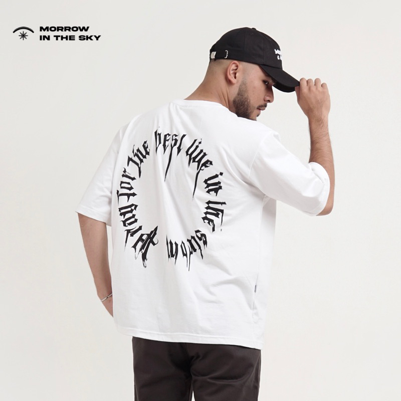 Oversize Tee Strom White | Morrowsky