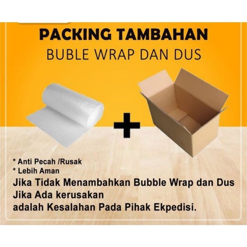 

PACKING TAMBAHAN DUS + BUBBLE WRAP