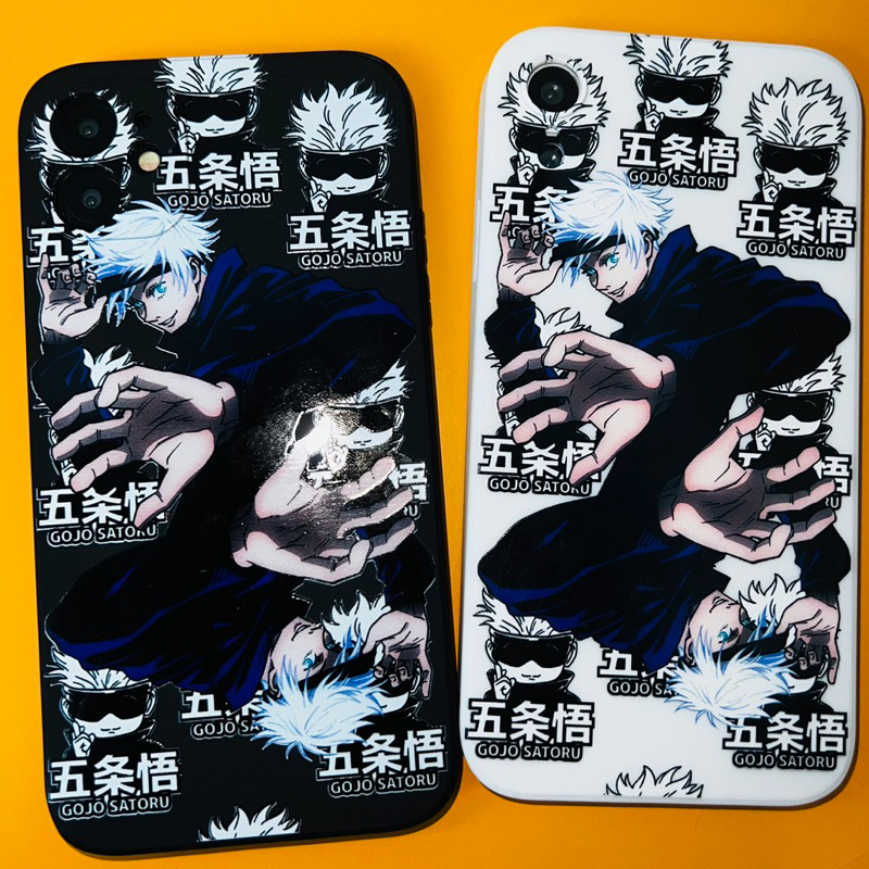 SM Gojo Jujutsu Kaisen Square Edge TPU Softcase Compatible With Samsung A32 A04s A03 A33 A12 A53 A13 A52 5G