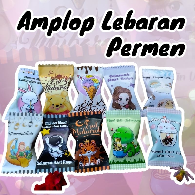 

READY!! 30 PCS AMPLOP LEBARAN PERMEN - PAKET - AMPLOP PERMEN - AMPLOP UNIK - AMPLOP LUCU
