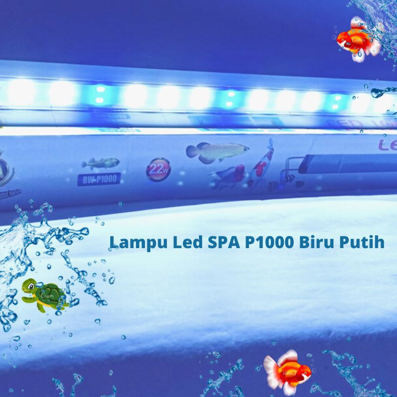 Lampu led aquarium aquascape SPA P 1000 Pink/Biru putih