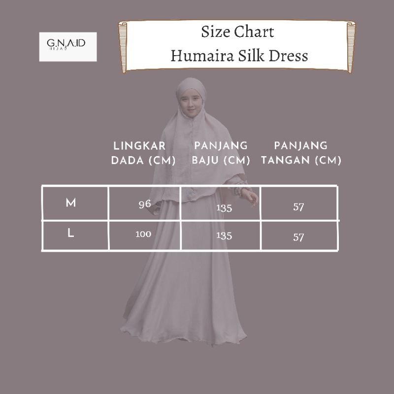 G.N.A.ID- HUMAIRA SILK ONE SET HIJAB