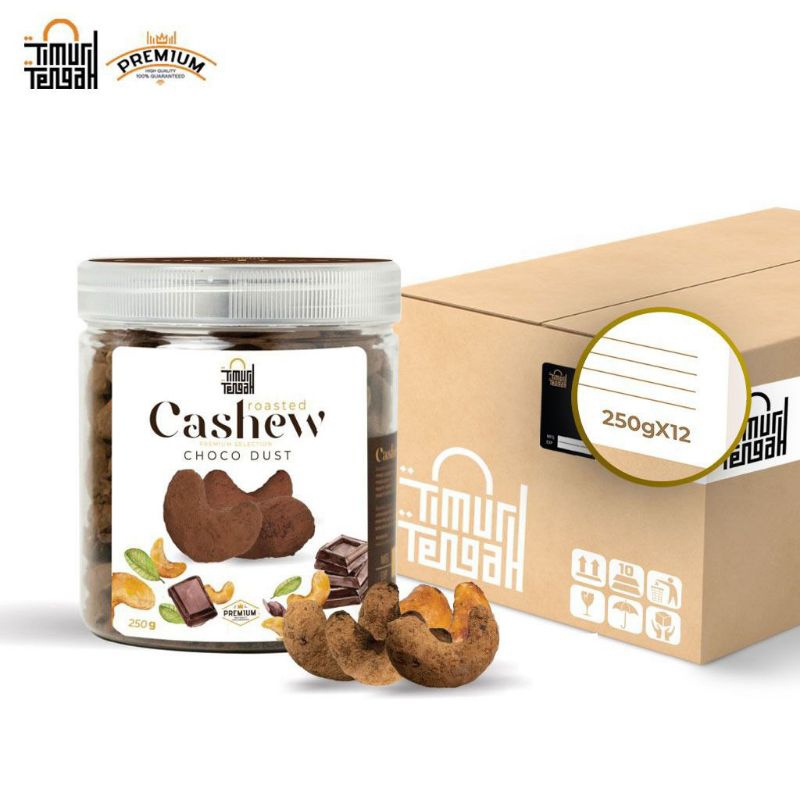 

Kacang Mete Cashew Choco Dust 250 gr Original by Premium Timur Tengah High Quality