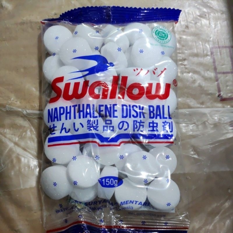 Kamper Swallow Naphtalene Colour Balls / Warna 150g