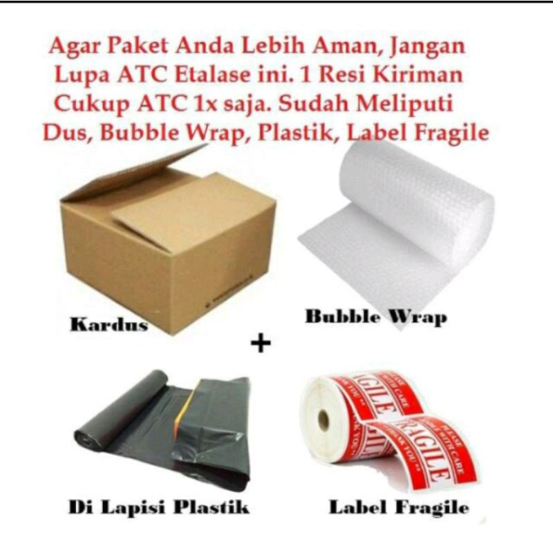 

EXTRA TAMBAHAN PACKINGAN AMAN BUBBLE WRAP/KARTON