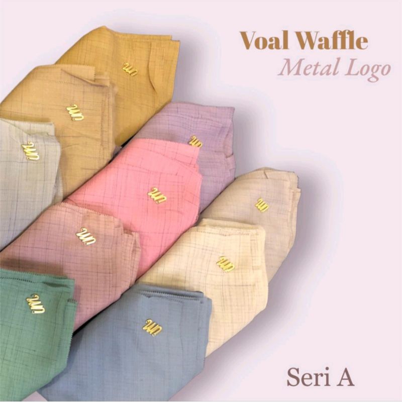 jilbab polos umama - voal waflle - voal miracle