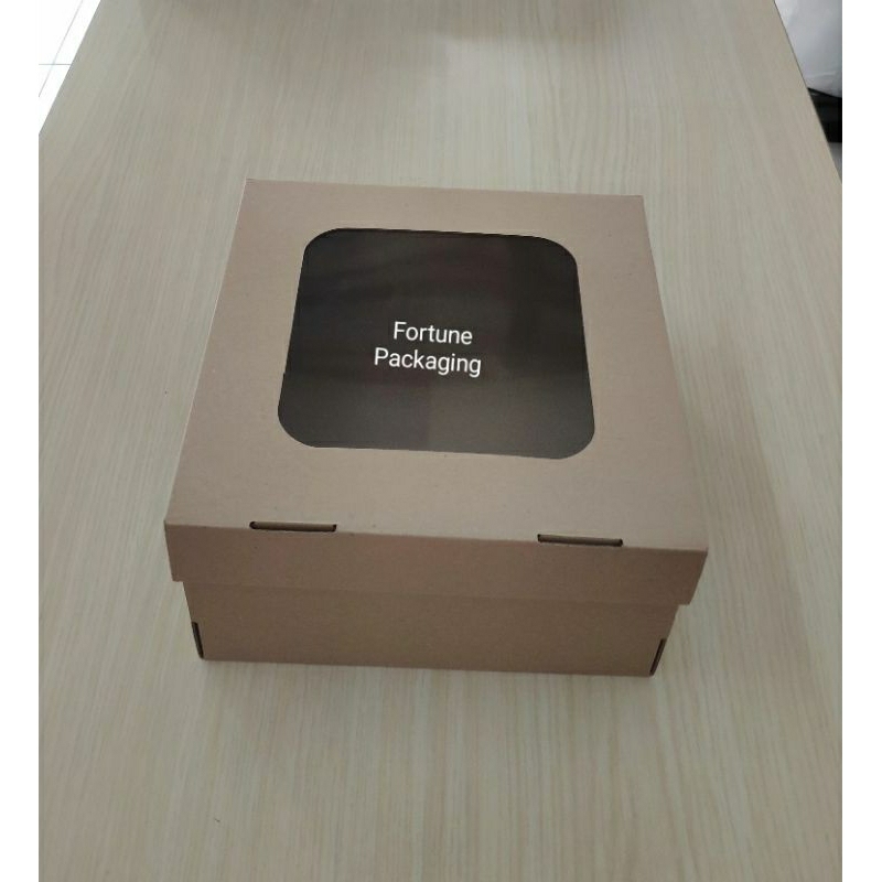 

(Isi 10 pcs) Dus E-Flute 22x22x12/25x25x12 Dus Tebal cocok untuk Tart/Chiffon/Hampers