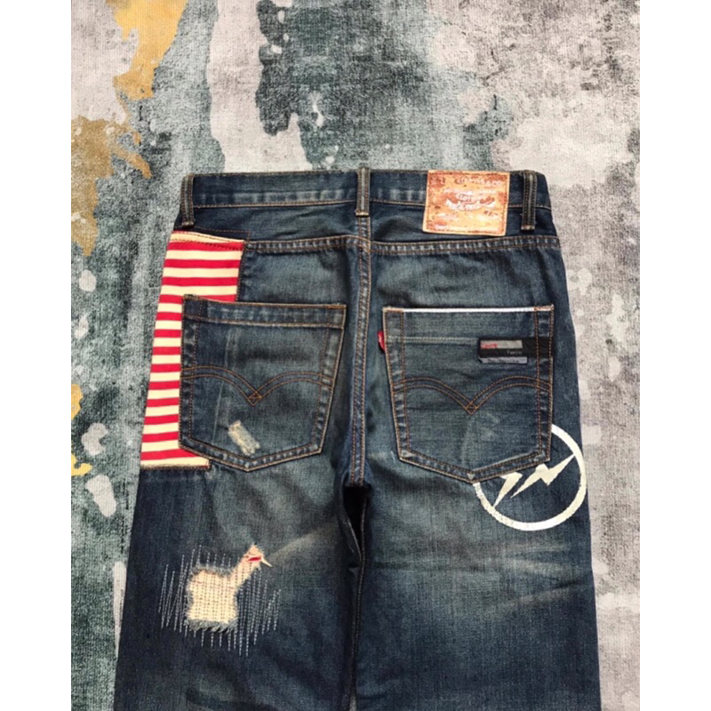 vintage levis fenom x fragment second