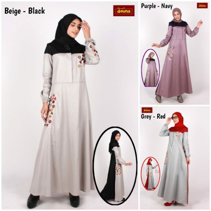 New arrival Abaya reguler A220206 by dannis collection