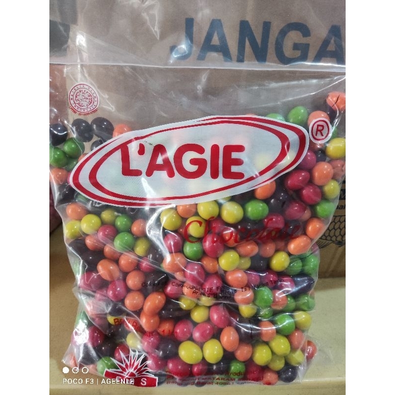 

COKLAT LAGIE FEBBY PEANUT WARNA WARNI/COKLAT FEBBY PEANUT 1KG