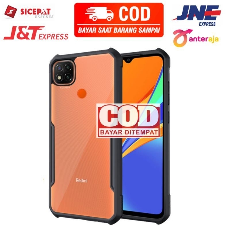 case Armor Tranparan Redmi 9C/Redmi 10A/Poco C31