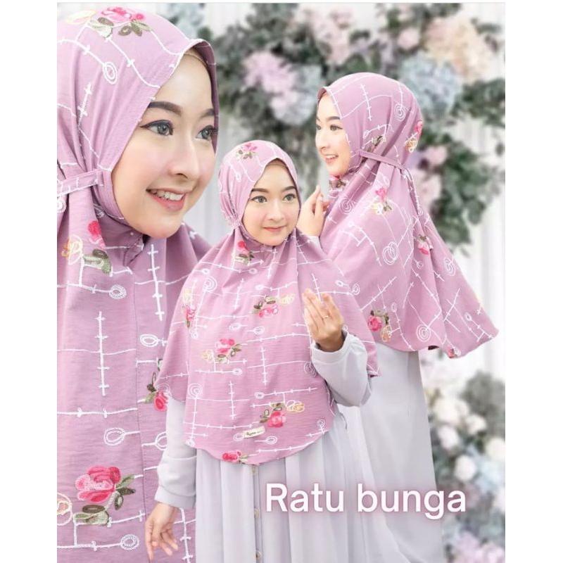 jilbab ratu bunga