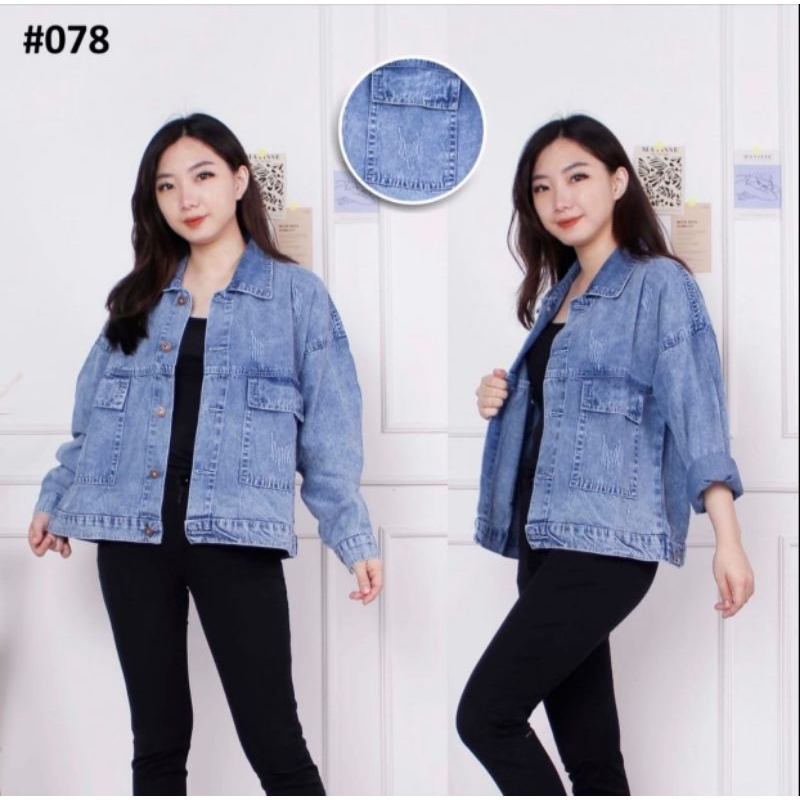 MDLV ~ Jaket Jeans #078 Wanita Good Quality