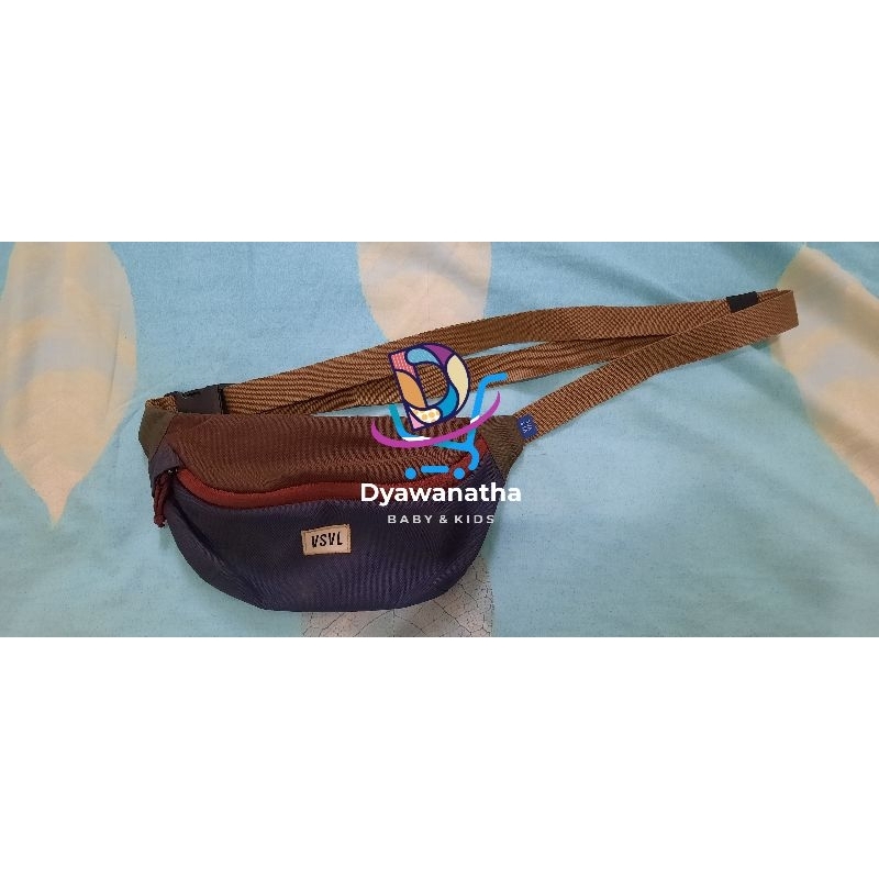 Visval Waist Bag Rush/Tas Pinggang Biru Dongker [Preloved]