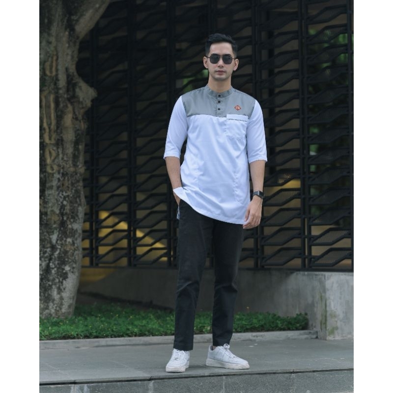 Baju Koko Terbaru Lengan 3/4 Kurta Modern