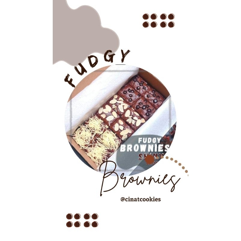 

Funky Fudgy Brownies CINAT COOKIES