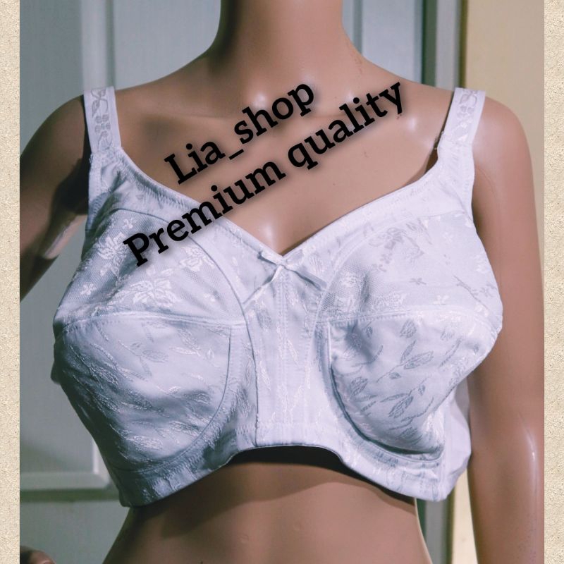 Bra ukuran 46 Jumbo, Bh Tanpa kawat spon tipis  jumbo