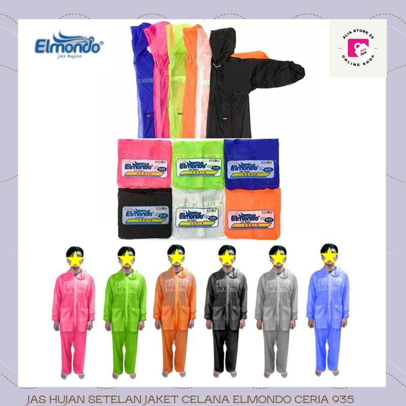 Jas Hujan Elmando Setelan Ceria 935