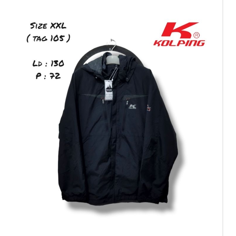 jaket outdoor second kolping size xxl tag 105