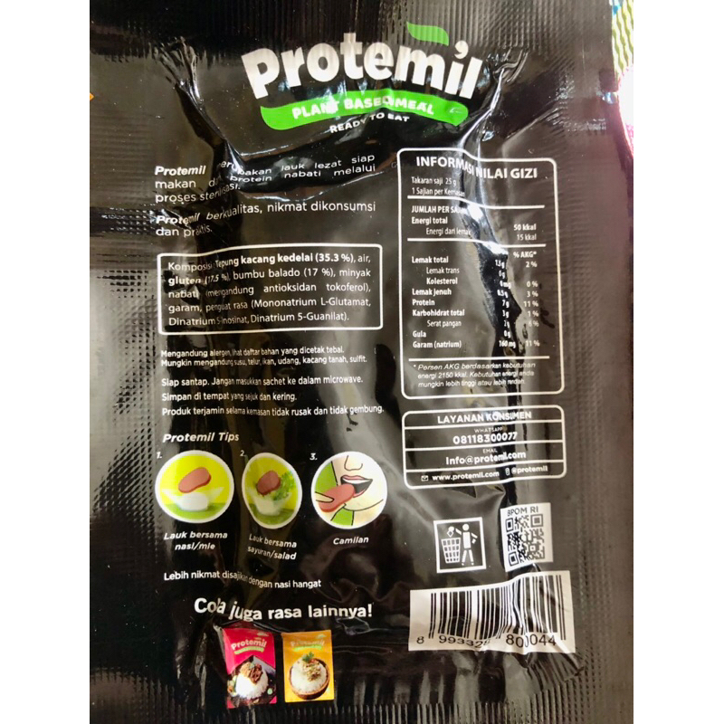 PROTEMIL Lauk Siap Makan Sachet