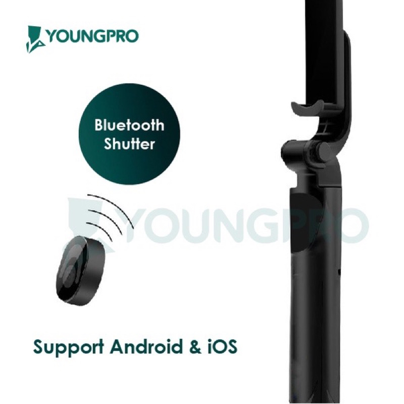 YOUNGPRO YSS-02 SELFIE BLUETOOTH 3 IN 1 TONGSIS BLUETOOTH TRIPOD YSS-02