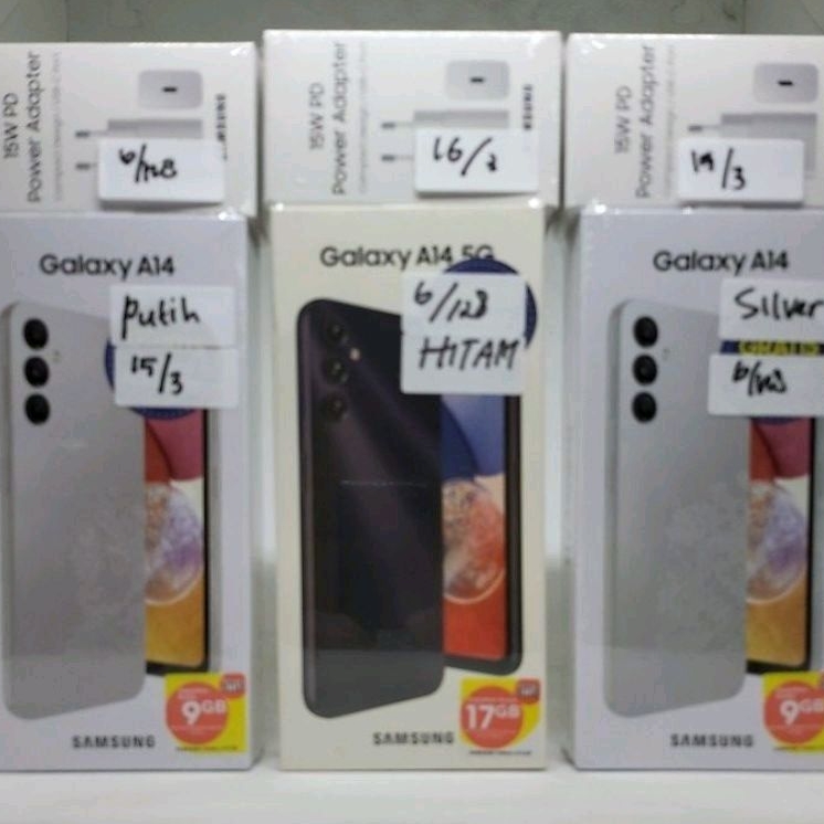 SAMSUNG A14 Lte 6/128 Resmi