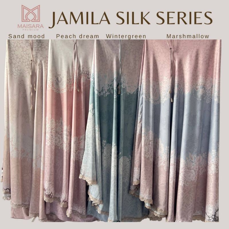 ✔️ORI Mukena Silk Jamila by Maisara Premium