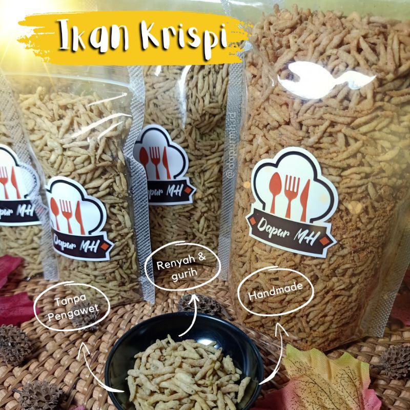 

Ikan Krispi 100 gram kemasan pouch