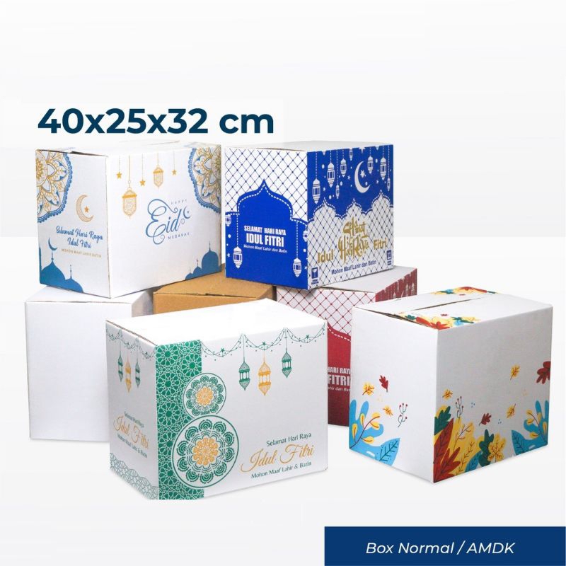 

Box parcel 40x25x32 (besar) kardus/Parcell/lebaran/idul Fitri/sembako/Hampers/Ied Mubarak