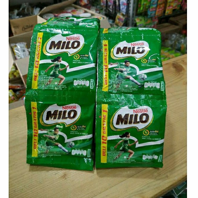 

Milo Energi drink renceng isi 10 sachet @ 22gr