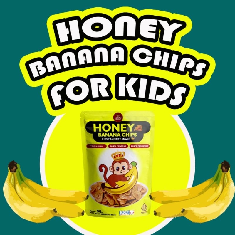 

Honey Banana Chips KIDS Carara 50g